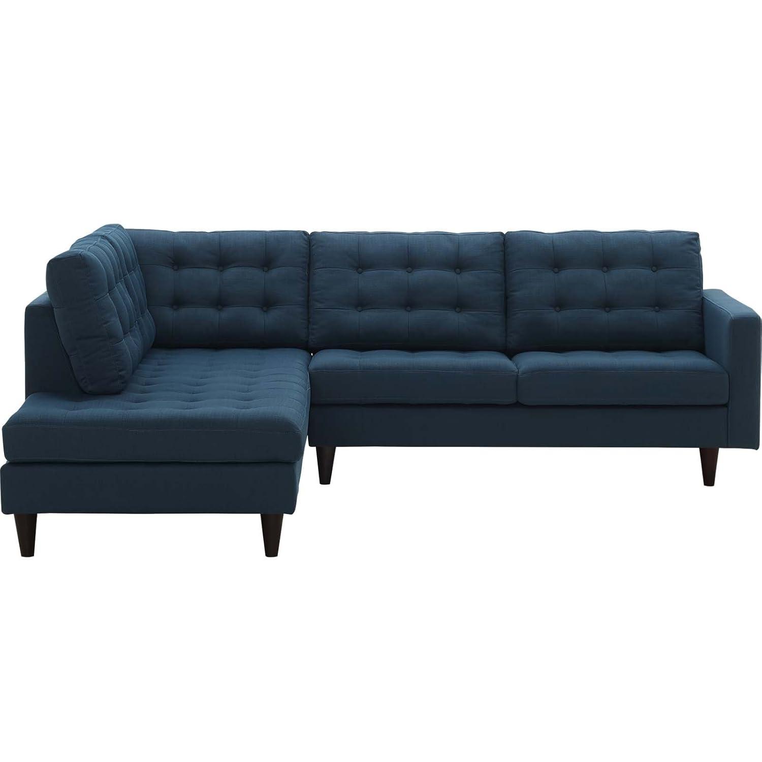 Modway Empress 2 Piece Upholstered Fabric Sectional