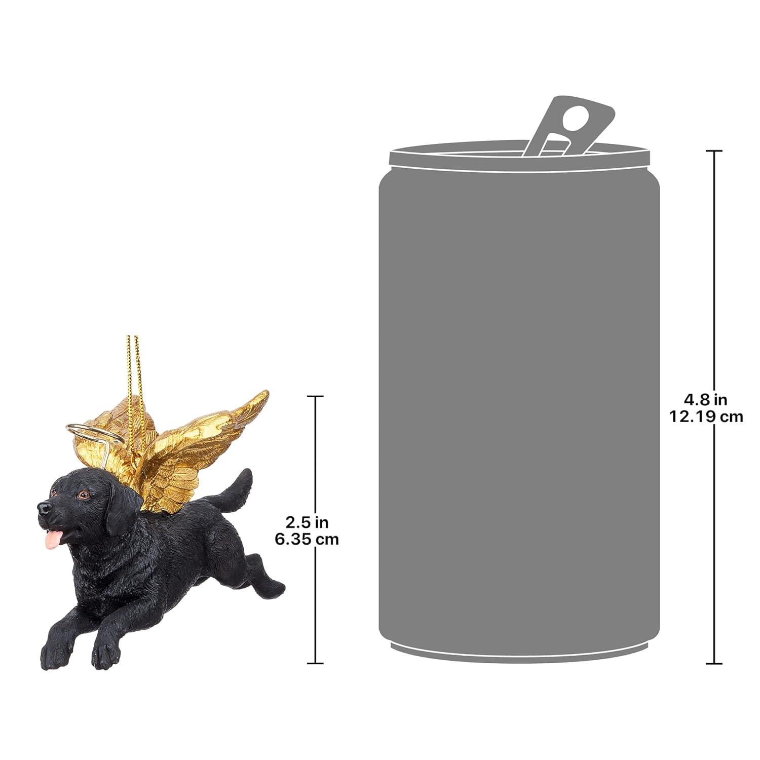 Design Toscano Honor the Pooch Pug Holiday Dog Angel Ornament