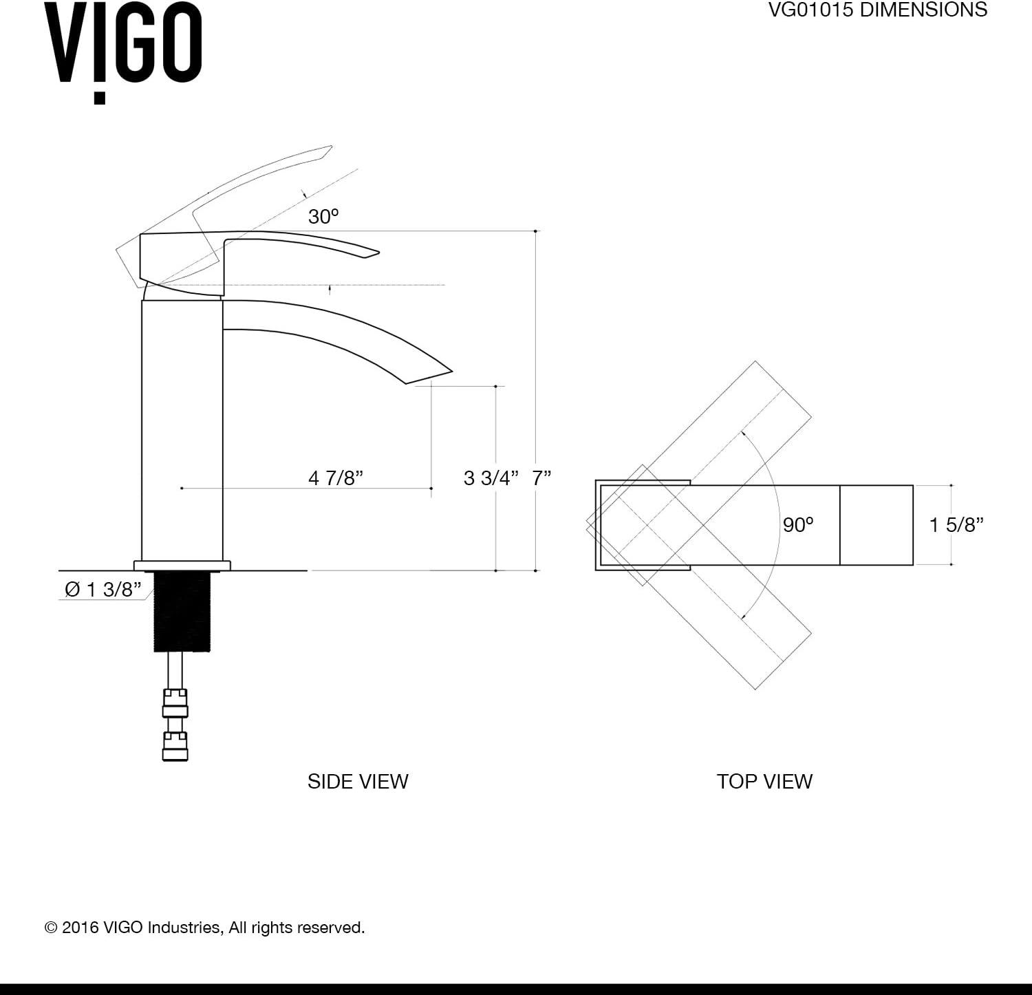 Satro 7" H Single Handle Single Hole Bathroom Faucet