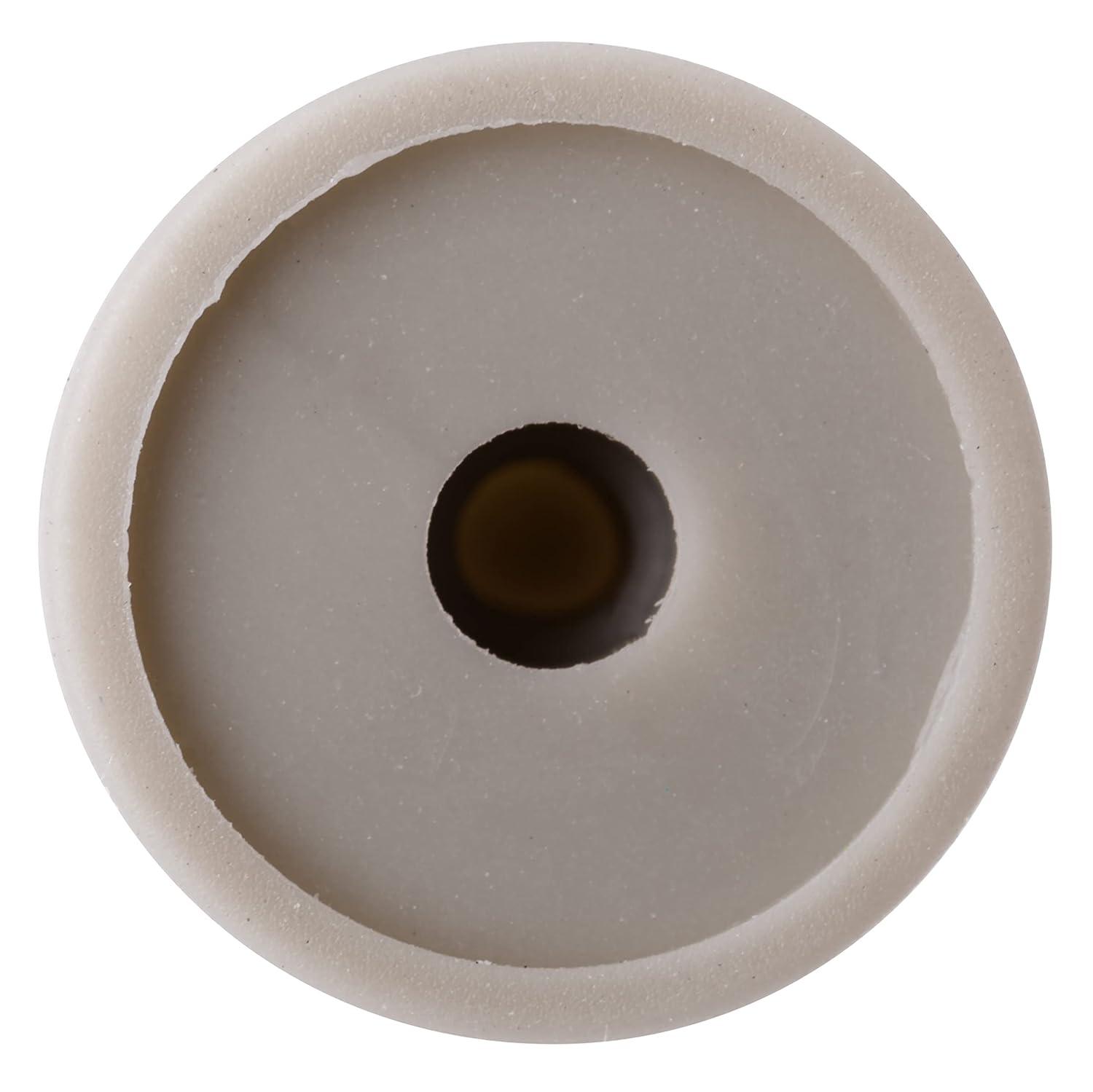 Brinks Plastic Off White Door Bumper Mounts to base trim