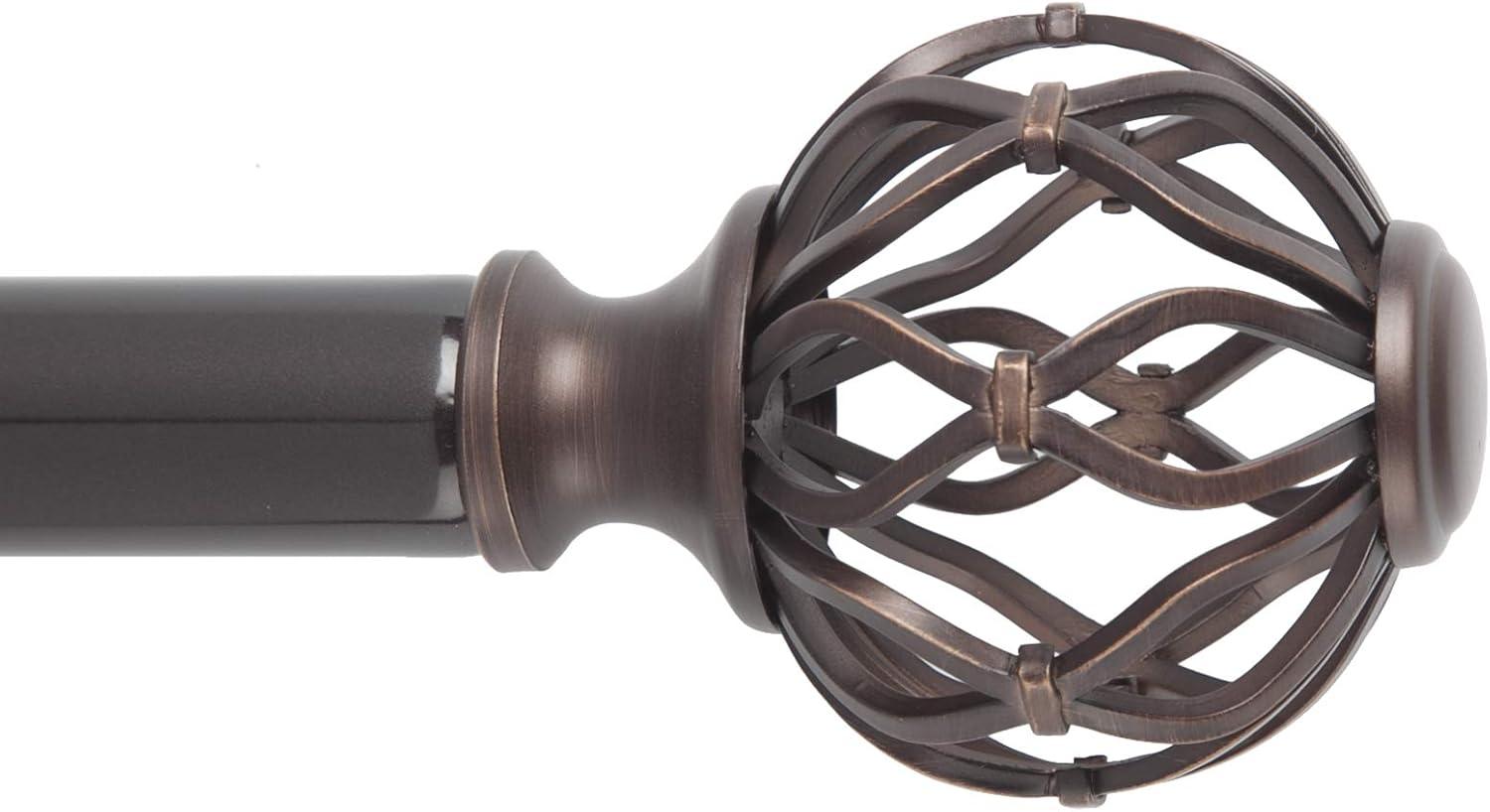 SnugSet Aiden Adjustable Single Curtain Rod