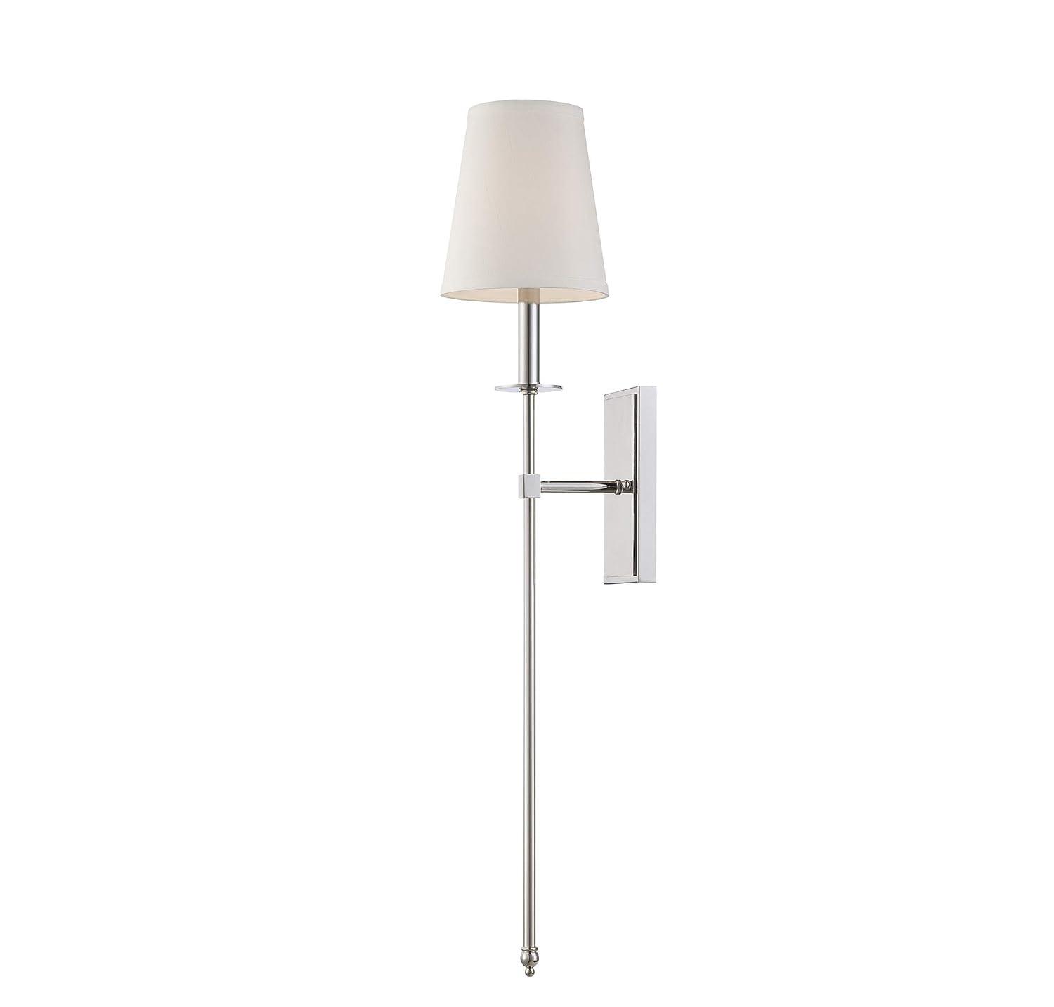 Savoy House Monroe 1 - Light Wall Light in  Polished Nickel