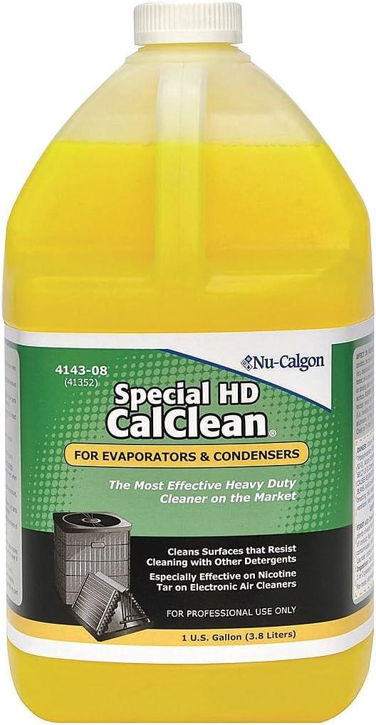 Nu-Calgon 4143-08 Evaporator Cleaner, Gold, 1 gal