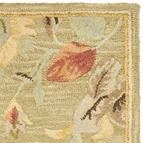 Blossom BLM785 Hand Hooked Runner Rug - Green/Multi - 2'3"x8' - Safavieh.