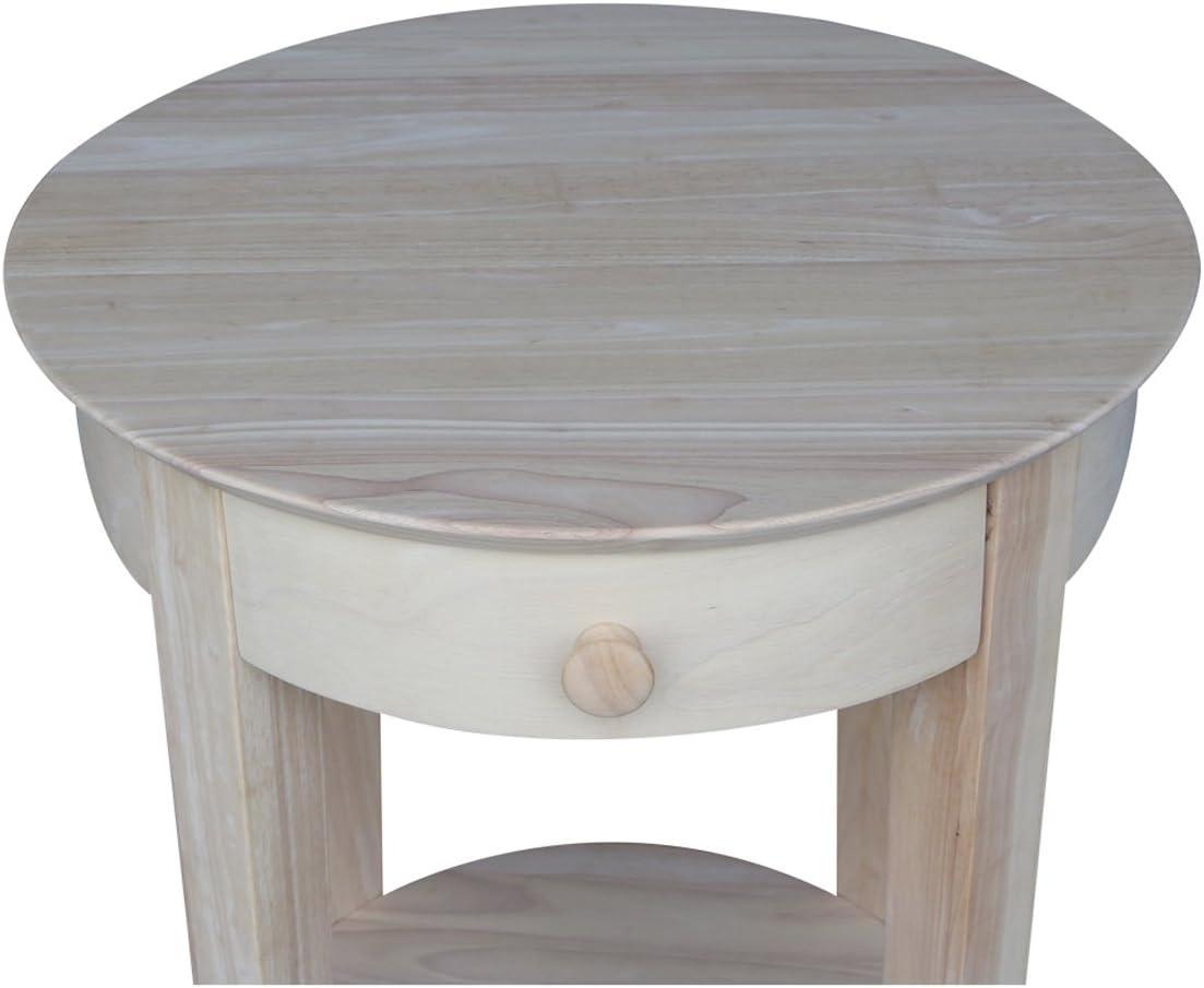 International Concepts Phillips Accent Table Includes Drawer