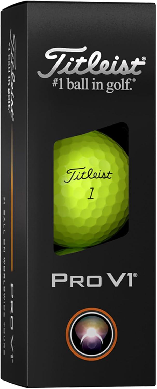 Titleist 2025 Pro V1, 12 Pack, Yellow