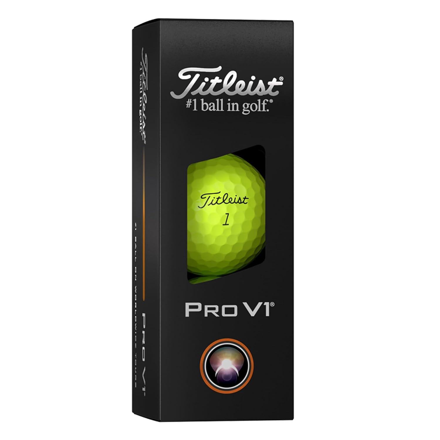 Titleist 2025 Pro V1, 12 Pack, Yellow