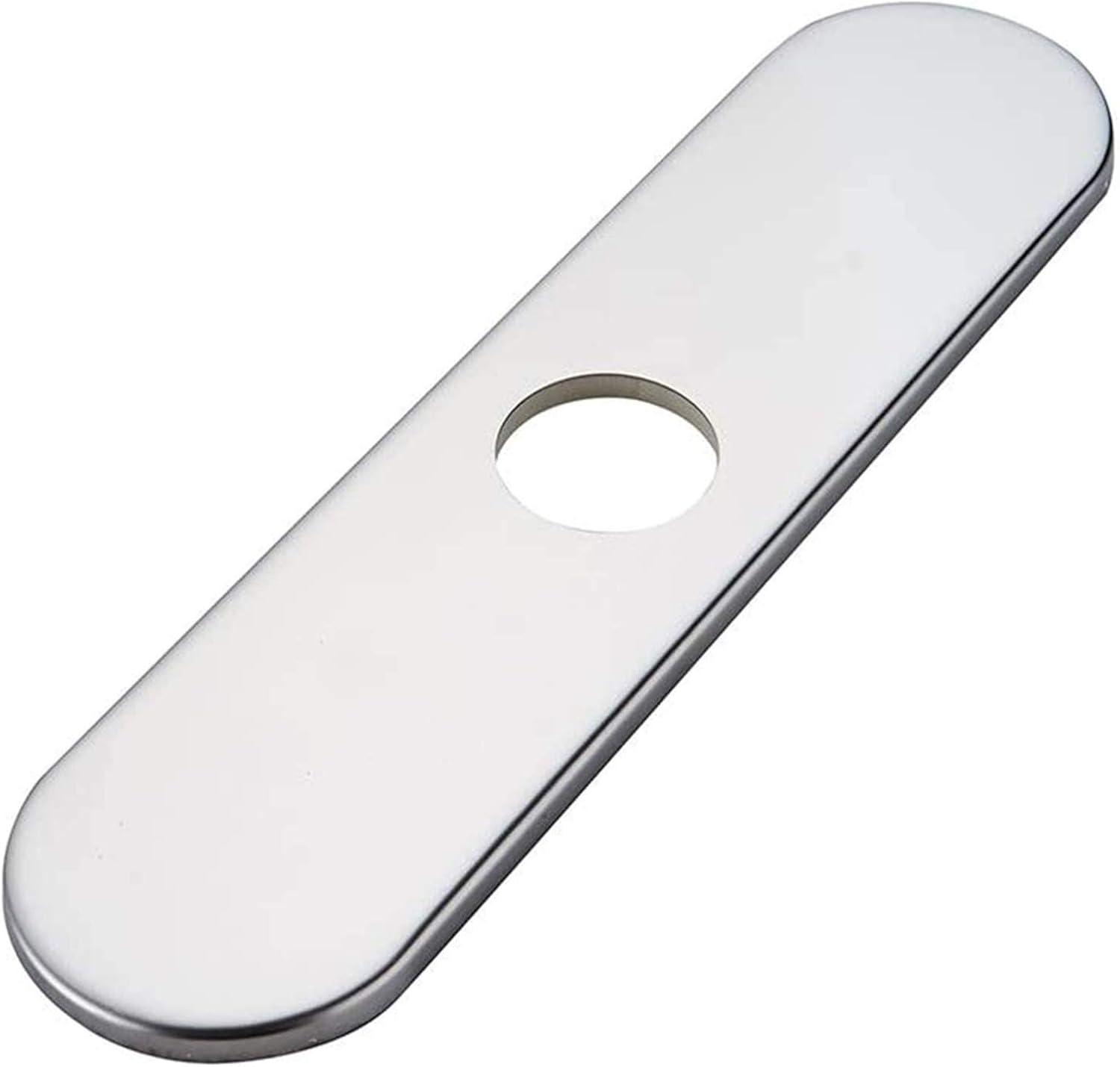 Greenspring Chrome Sink Hole Cover Escutcheon Round 10" Bathroom Or Kitchen Sink Faucet