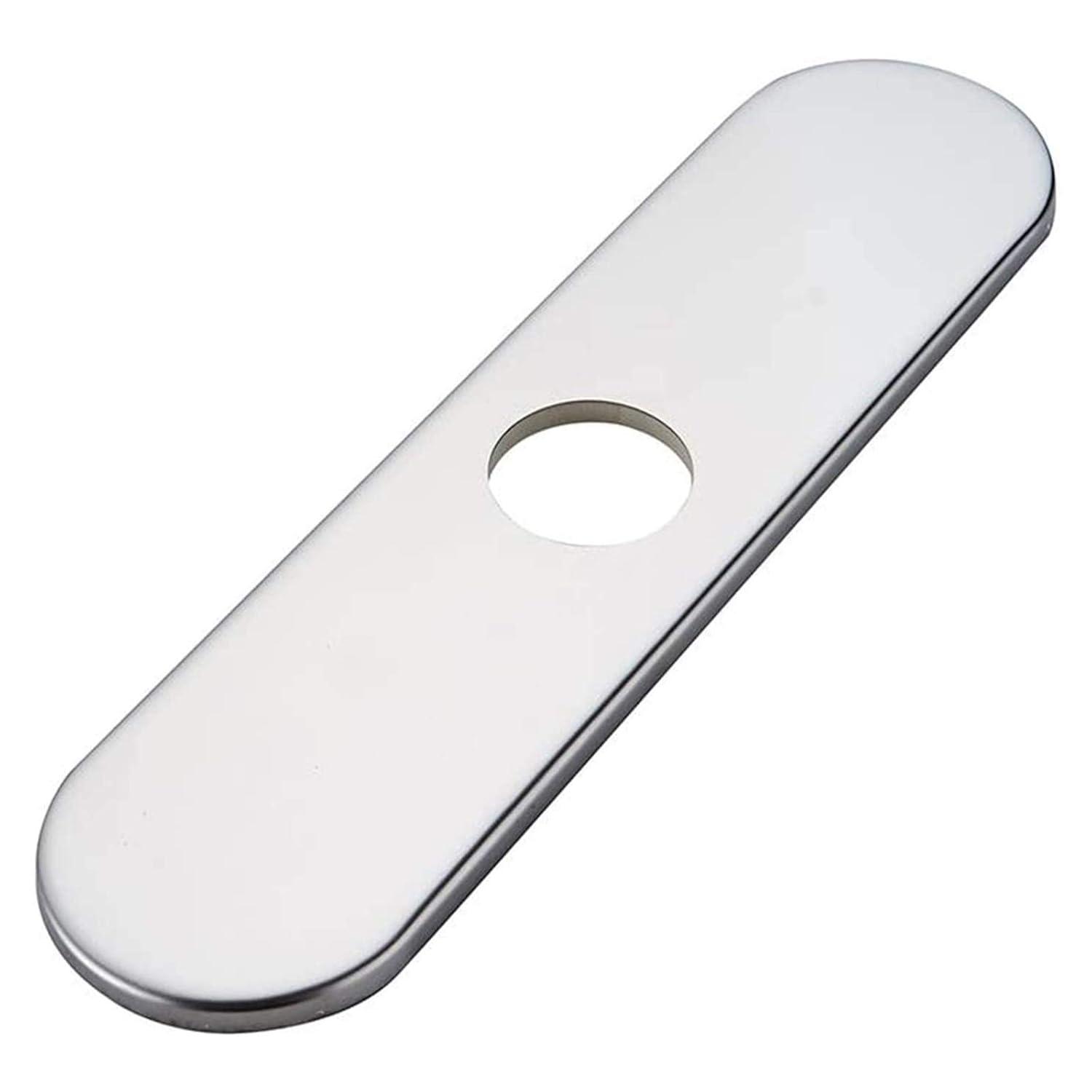 Greenspring Chrome Sink Hole Cover Escutcheon Round 10" Bathroom Or Kitchen Sink Faucet