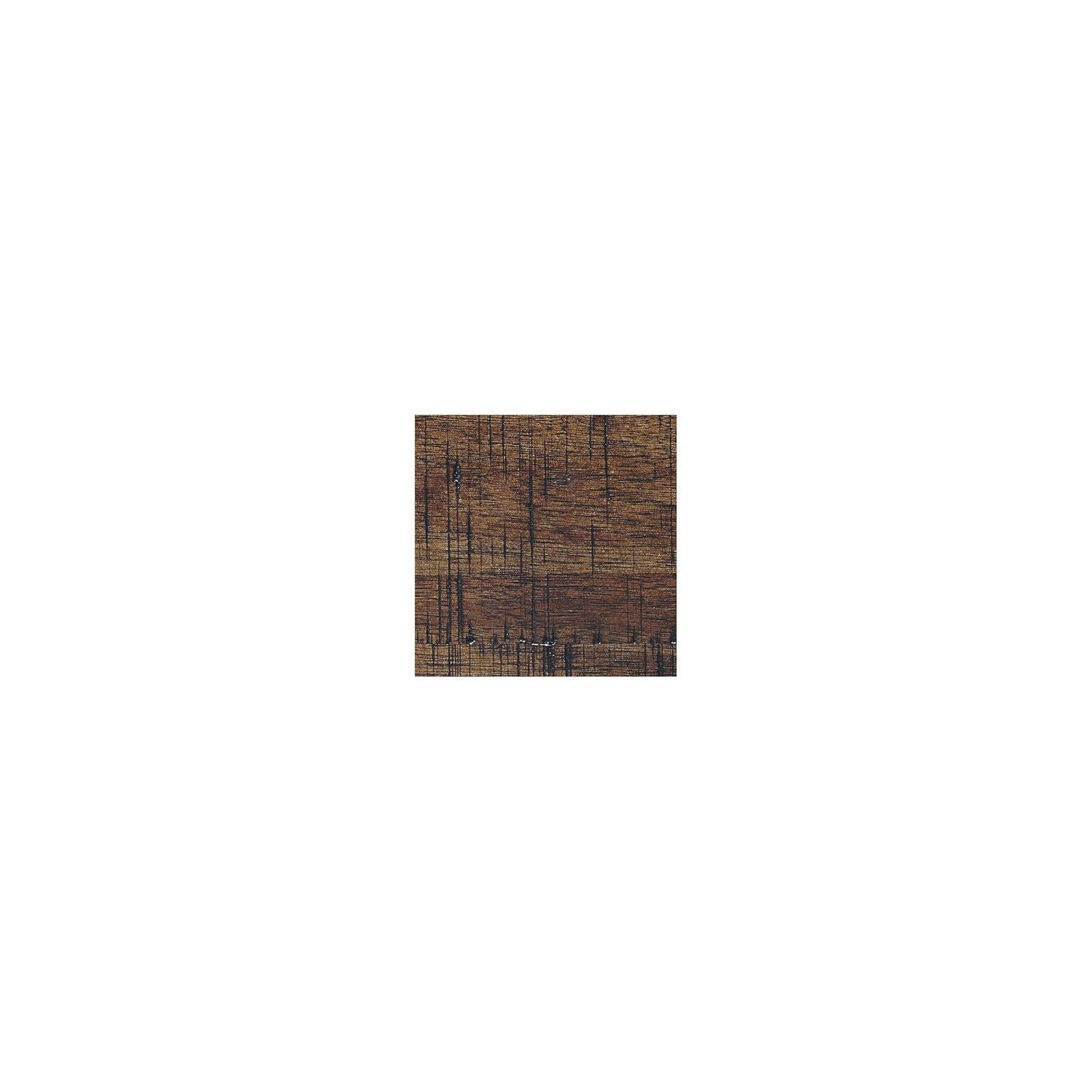 Transitional Warm Brown Acacia 78" Adjustable Bookcase