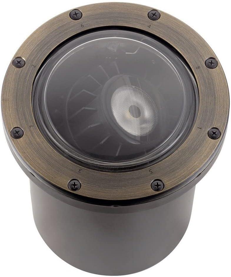 Kichler 1602327 Vlo 7" Wide Led In-Ground Well Light - Brass