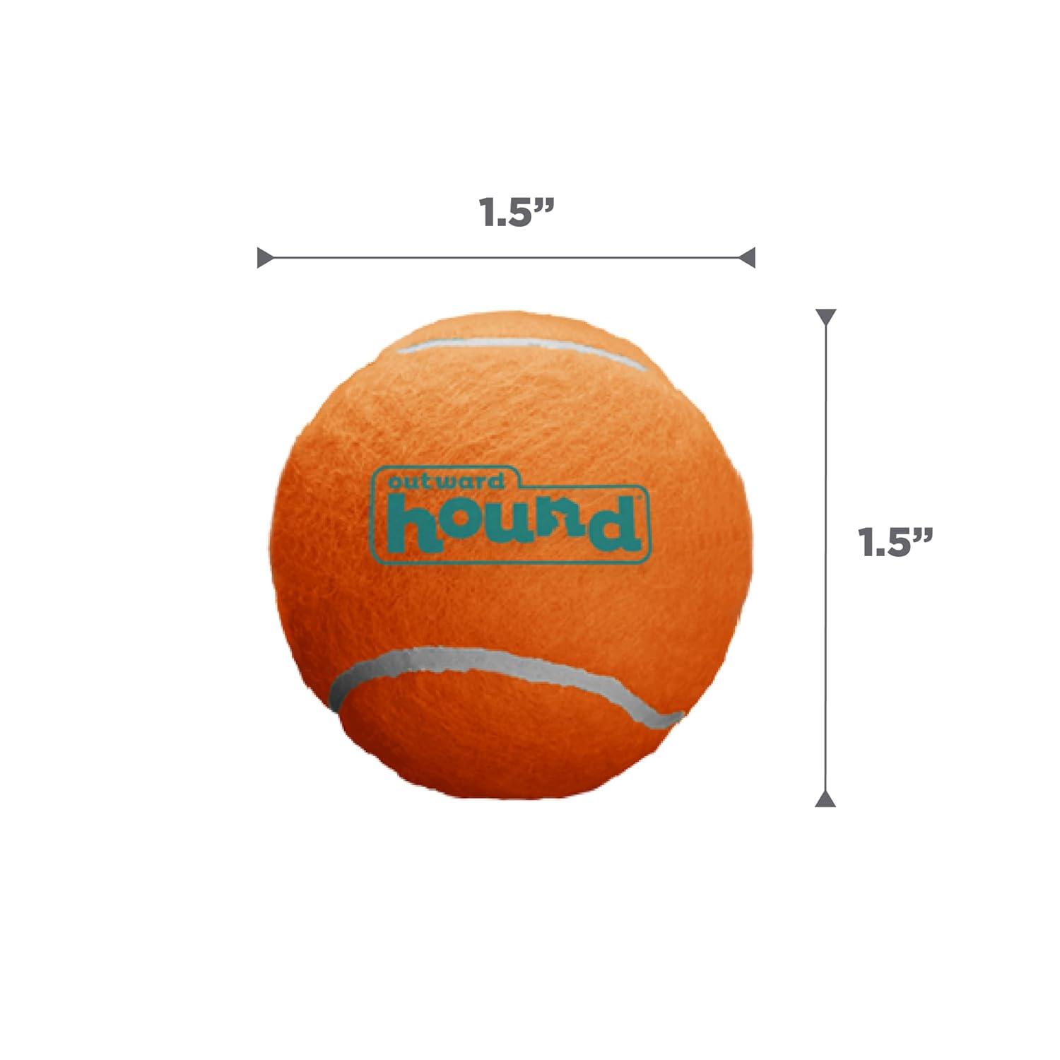 Outward Hound Squeaker Ballz Fetch Dog Toy, XS - 4 Pack