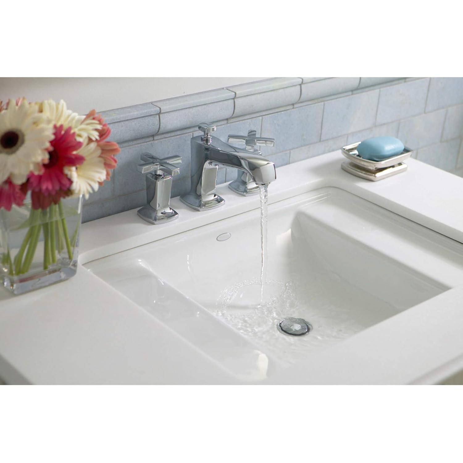 Alteo Metal Rectangular Undermount Bathroom Sink with Overflow