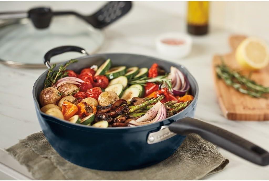 Cuisinart Cuisinart Preferred Pan 4 Piece Set (4.5 Qt. Multi-Purpose Pan with Cover, Steamer, Slotted Turner)