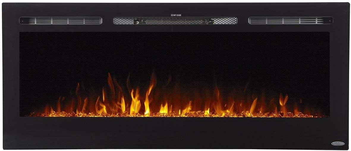 Touchstone The Sideline Electric Fireplace for Recessed or Wall Mount Installation