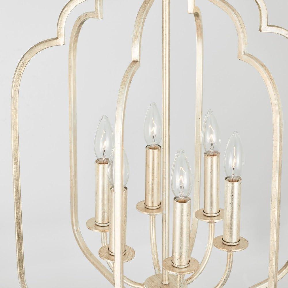 Capital Lighting Ophelia 6 - Light Chandelier in  Winter Gold