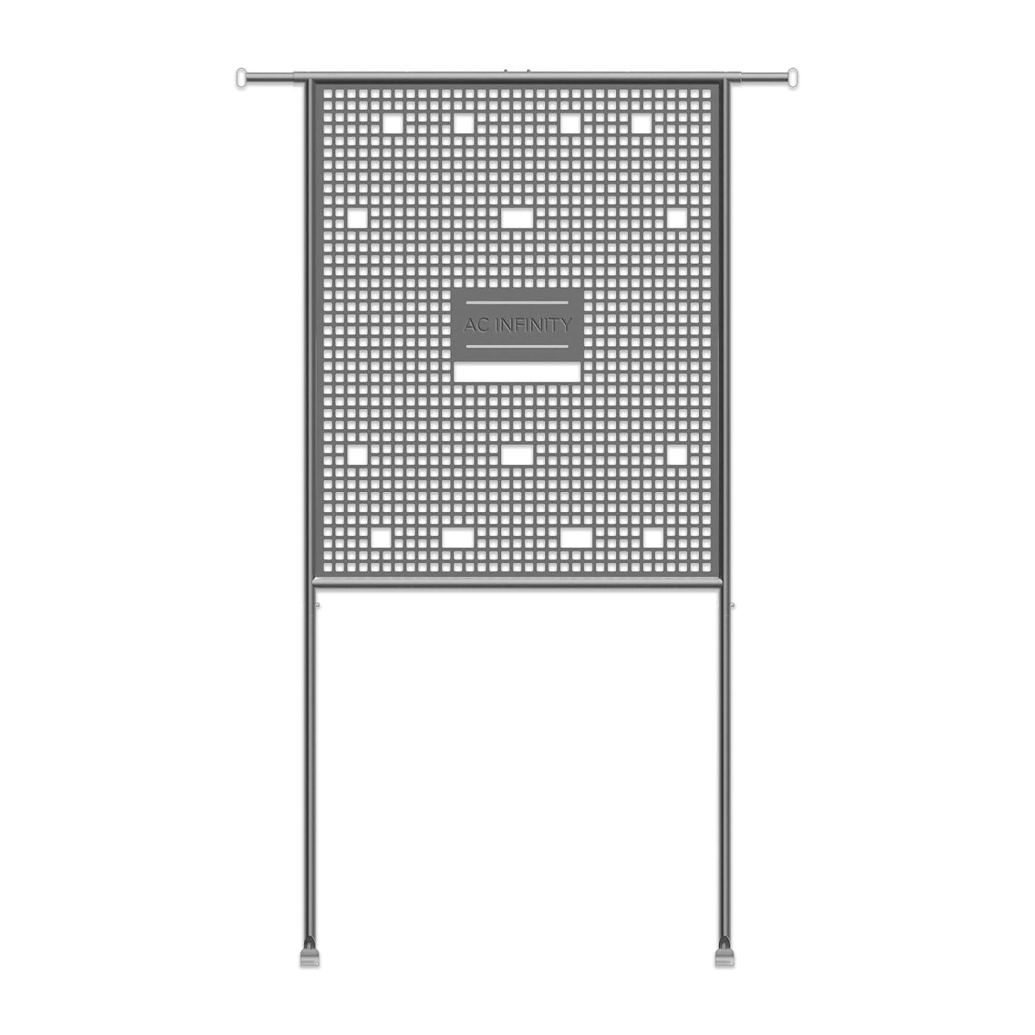 AC Infinity Gear Board, Grow Tent Equipment Board with Cable Management Slots, Steel Wall Organizer Mounts Clip Fans, Controllers, LED Drivers, and Ballasts in 5x5 Grow Tents or Smaller