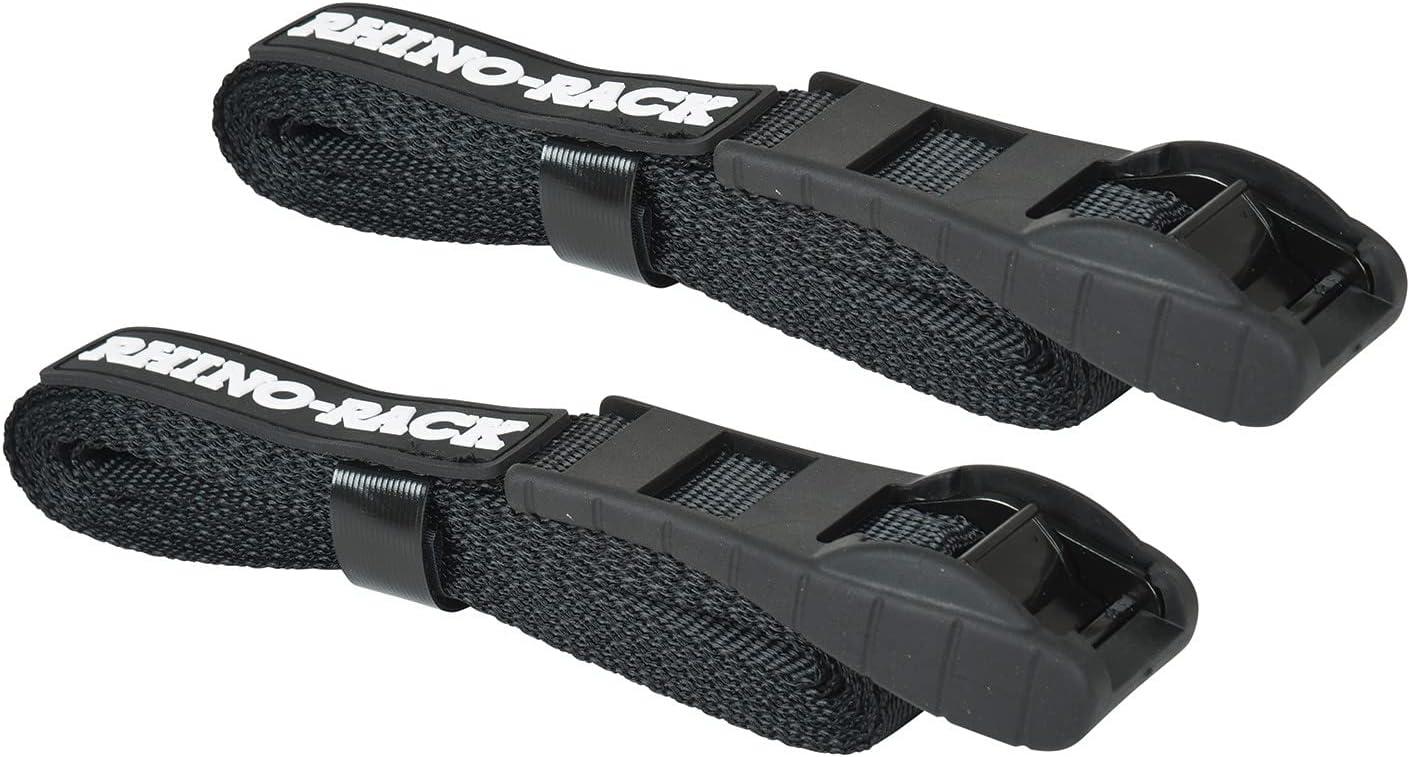 Black Heavy Duty Tie Down Straps with Buckle Protector