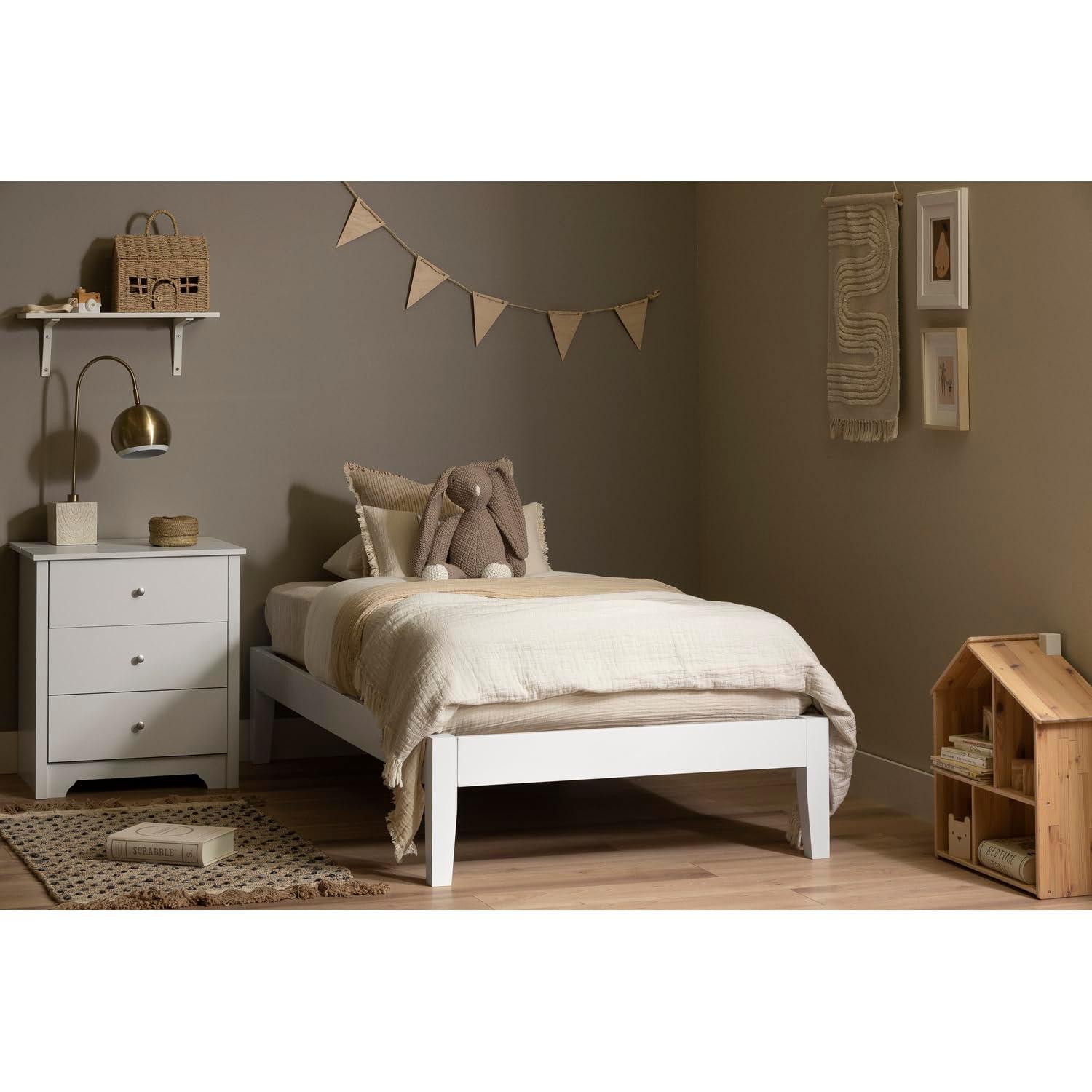 Vito Solid Wood Platform Bed