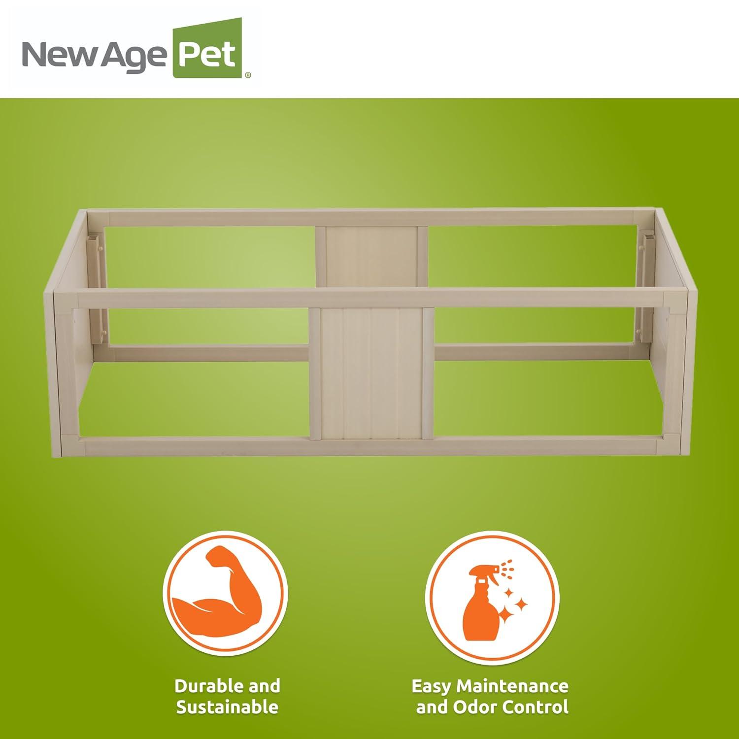 ECOFLEX®Mojave Reptile Habitat Lounge Terranium Stacker, Large- Maple