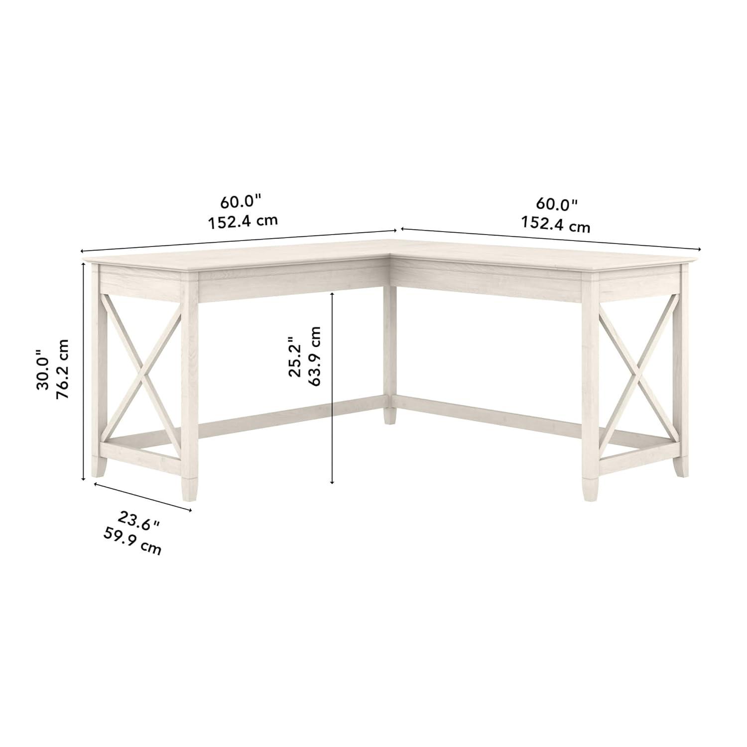 Laurel Foundry Modern Farmhouse® Huckins 60W L Shaped Desk & Reviews | Wayfair