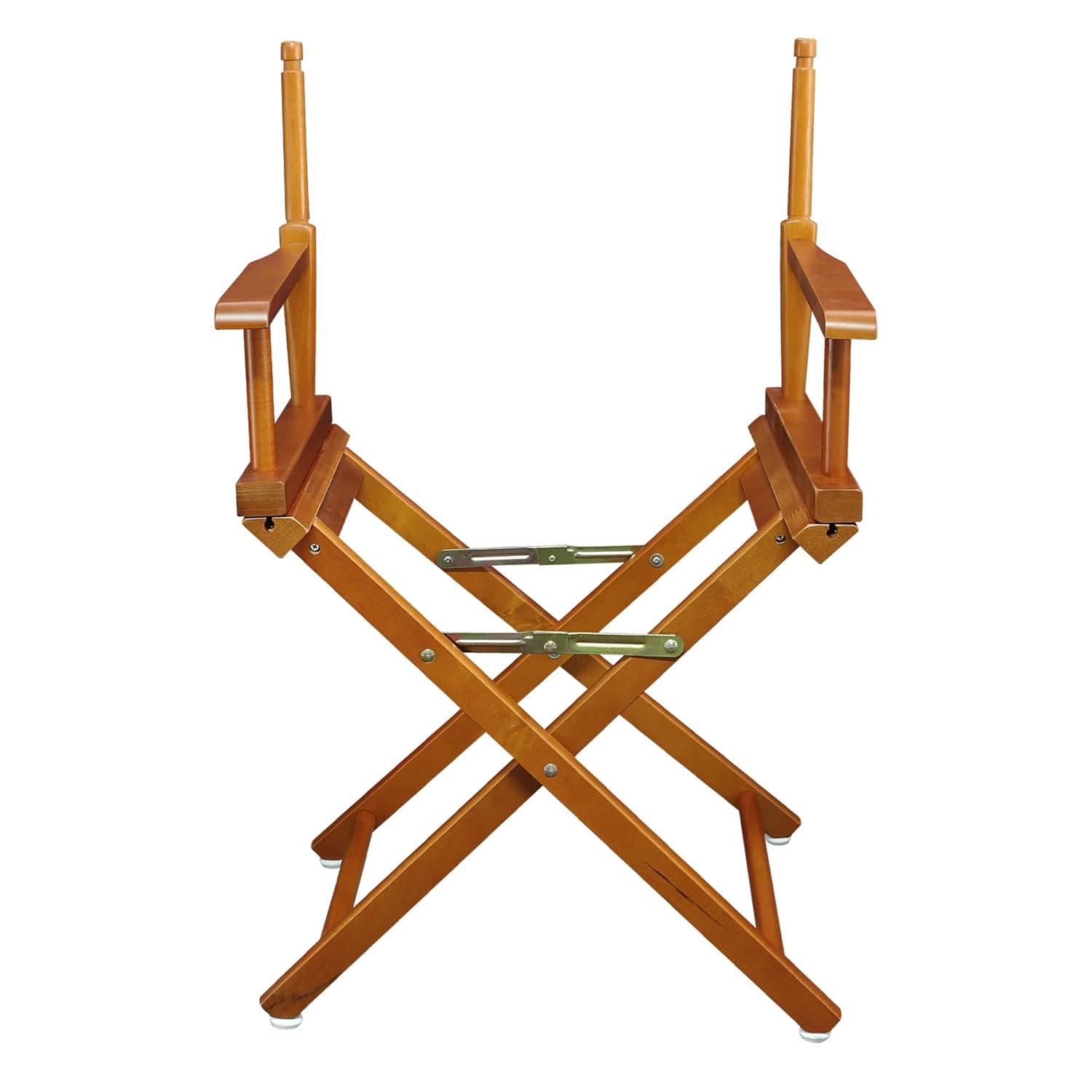 Casual Home 18-Inch Director Chair, Honey Oak Frame
