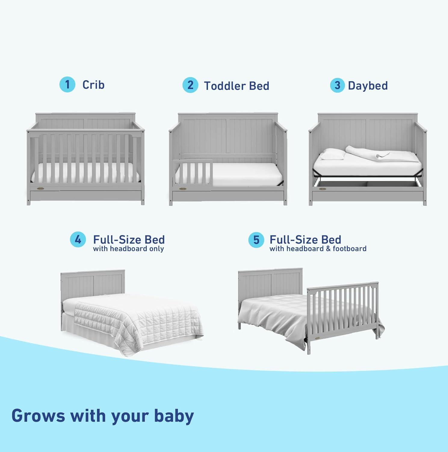 Hadley 5-in-1 Convertible Crib