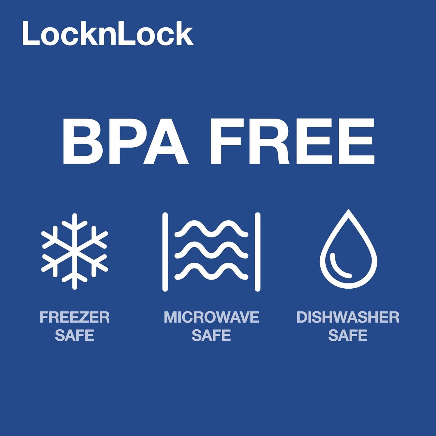 LocknLock Food Storage - Set of 5 Containers and 5 Lids