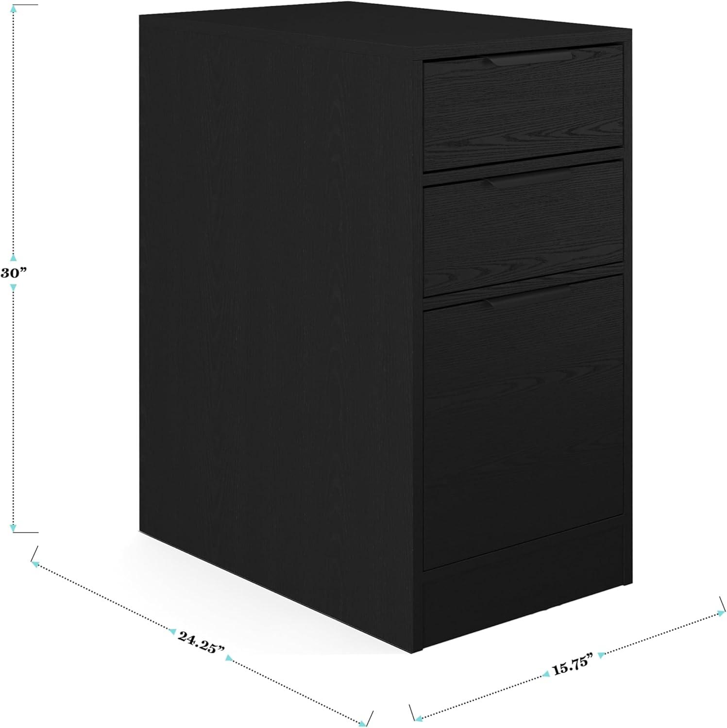 Martha Stewart Martha Stewart Kayden Home Office Modular 3 Drawer File Cabinet