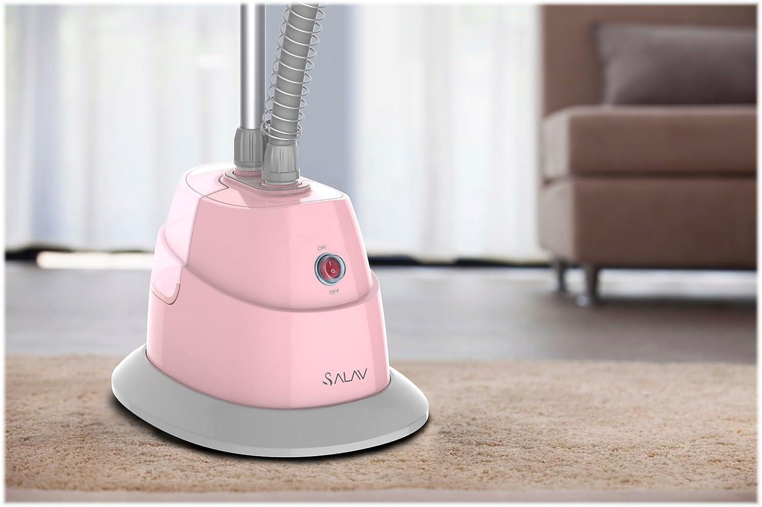 SALAV Salav Performance Series Single-Bar Garment Steamer with 360-Swivel Folding Adjustable Hanger