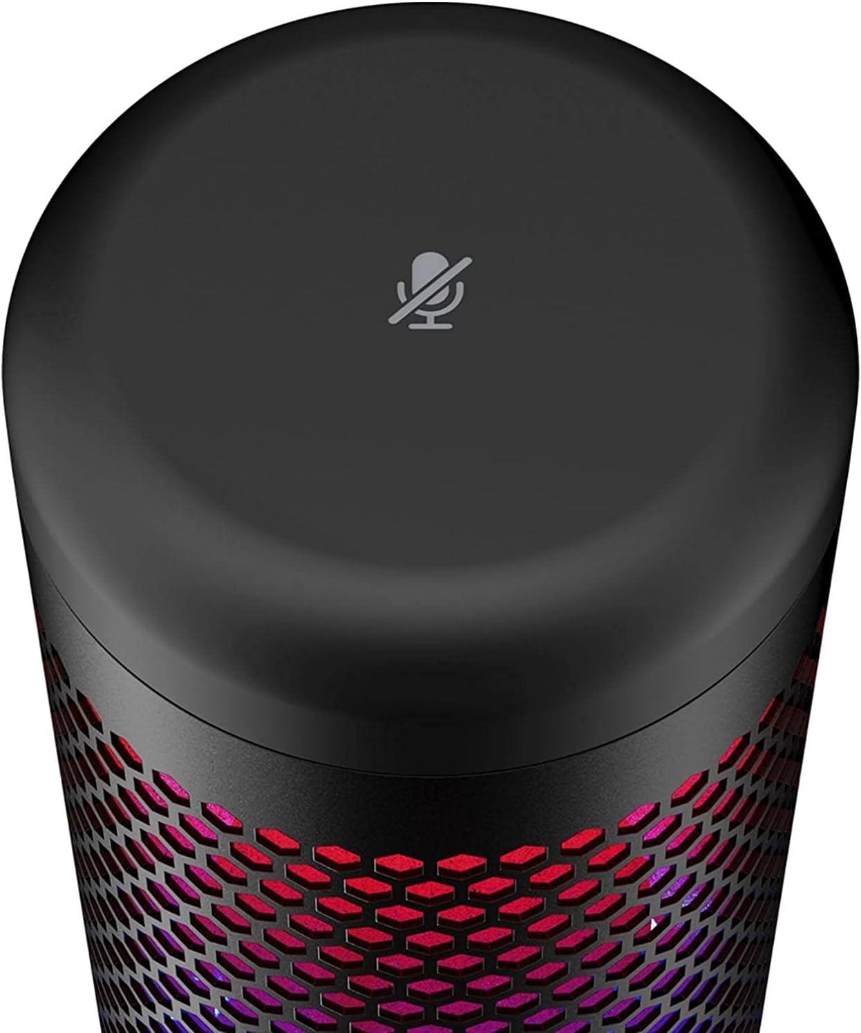 HyperX QuadCast S RGB USB Condenser Microphone - Black