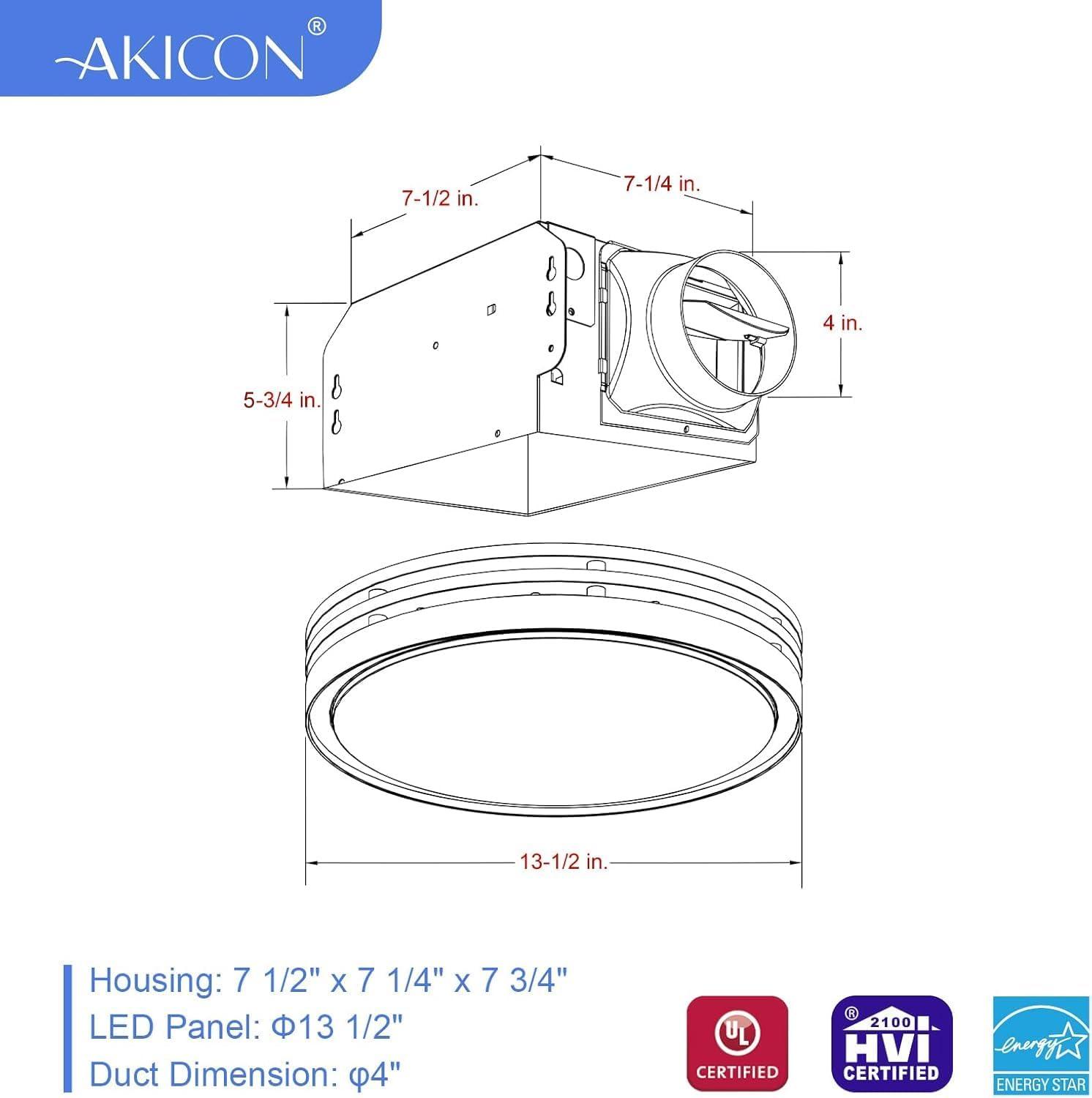 110 CFM 2 Sones Bathroom Exhaust Fan