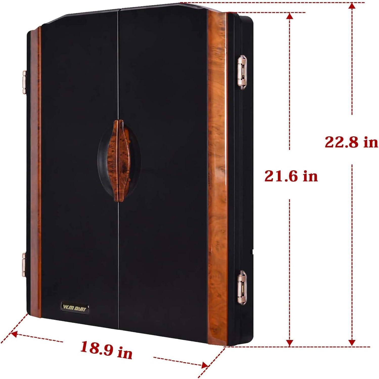 Electronic Dart Board LED Electric Digital Dart Boards for Adults with Cabinet with 12 Soft Tip Dartboard Set