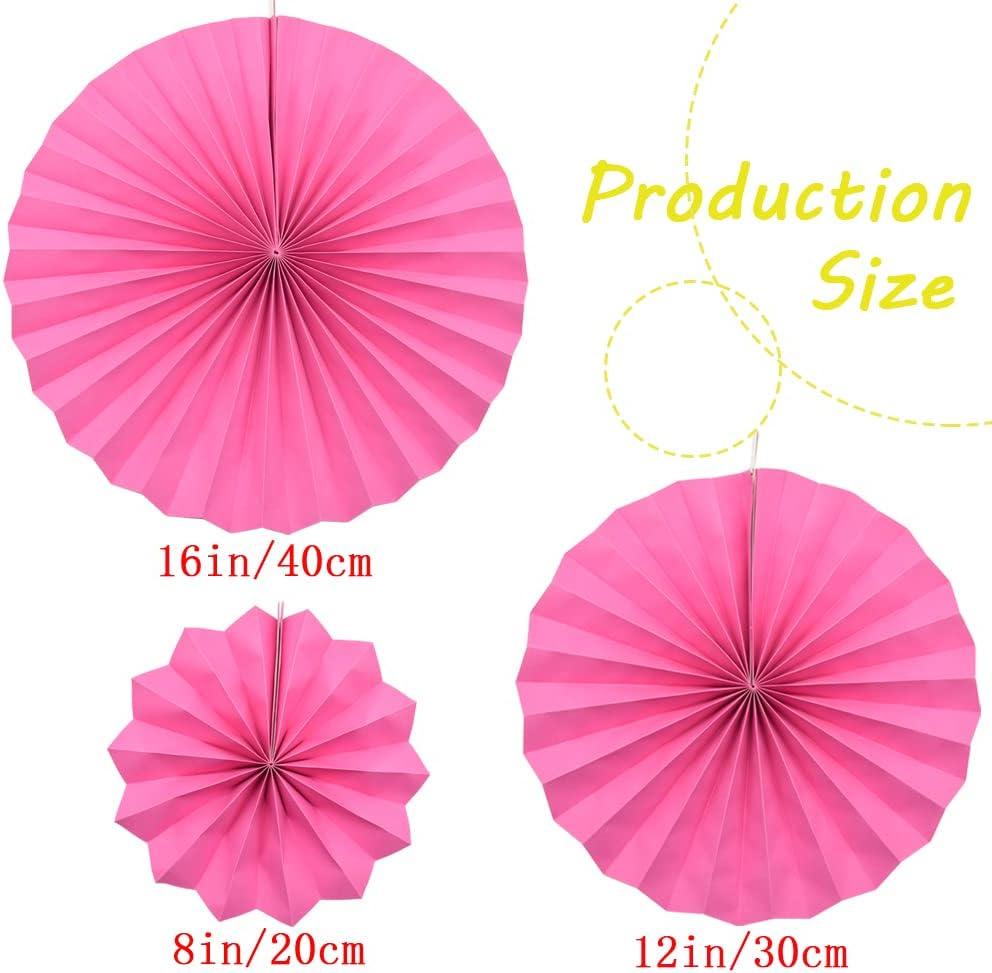 Wmenjiazihan 1 Clearance Hanging Paper Fans Party Set Silver Round Pattern Paper Garlands Decoration For Birthday Shower Graduation Retirement Set Of 6 Inverted Wobbler