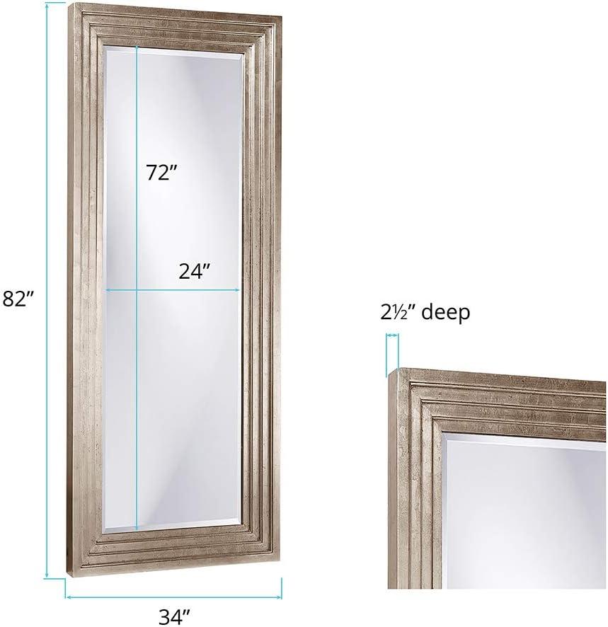 Amy Wood Flat Wall Mirror