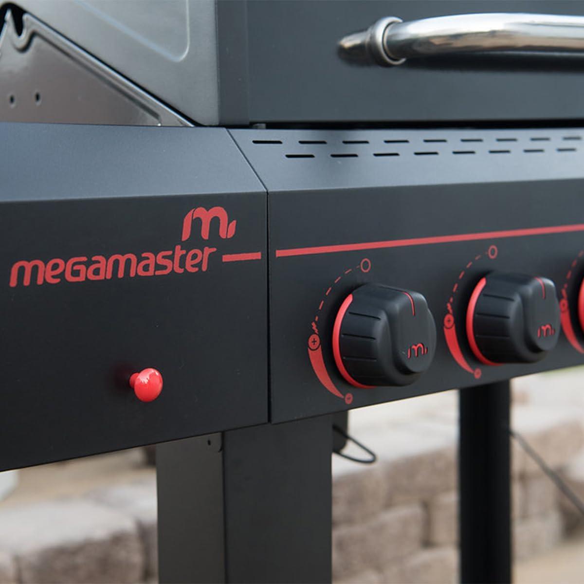 Megamaster 6 - Burner Freestanding Liquid Propane Gas Grill