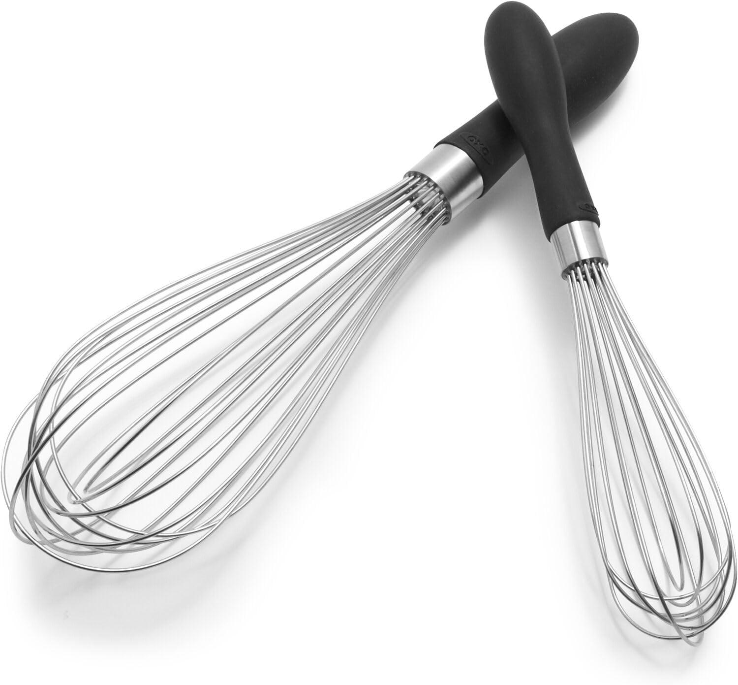 9-Inch Stainless Steel Balloon Whisk with Non-Slip Handle