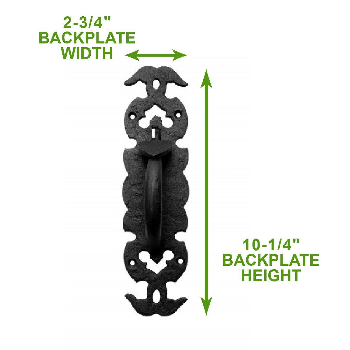 The Renovators Supply Inc. Fence Gate Thumb Latch Lock Rustic Antique Design Light Duty Renovators Supply
