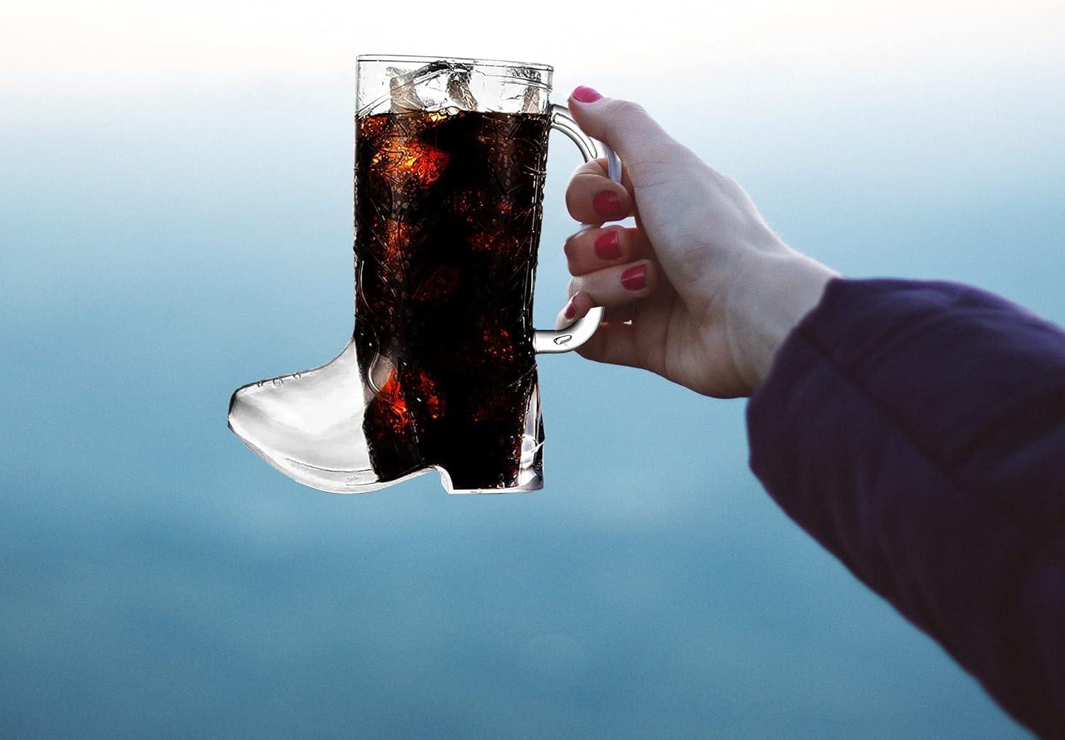 Beistle Plastic Cowboy Boot Mug - 17 Oz - Pack of 12