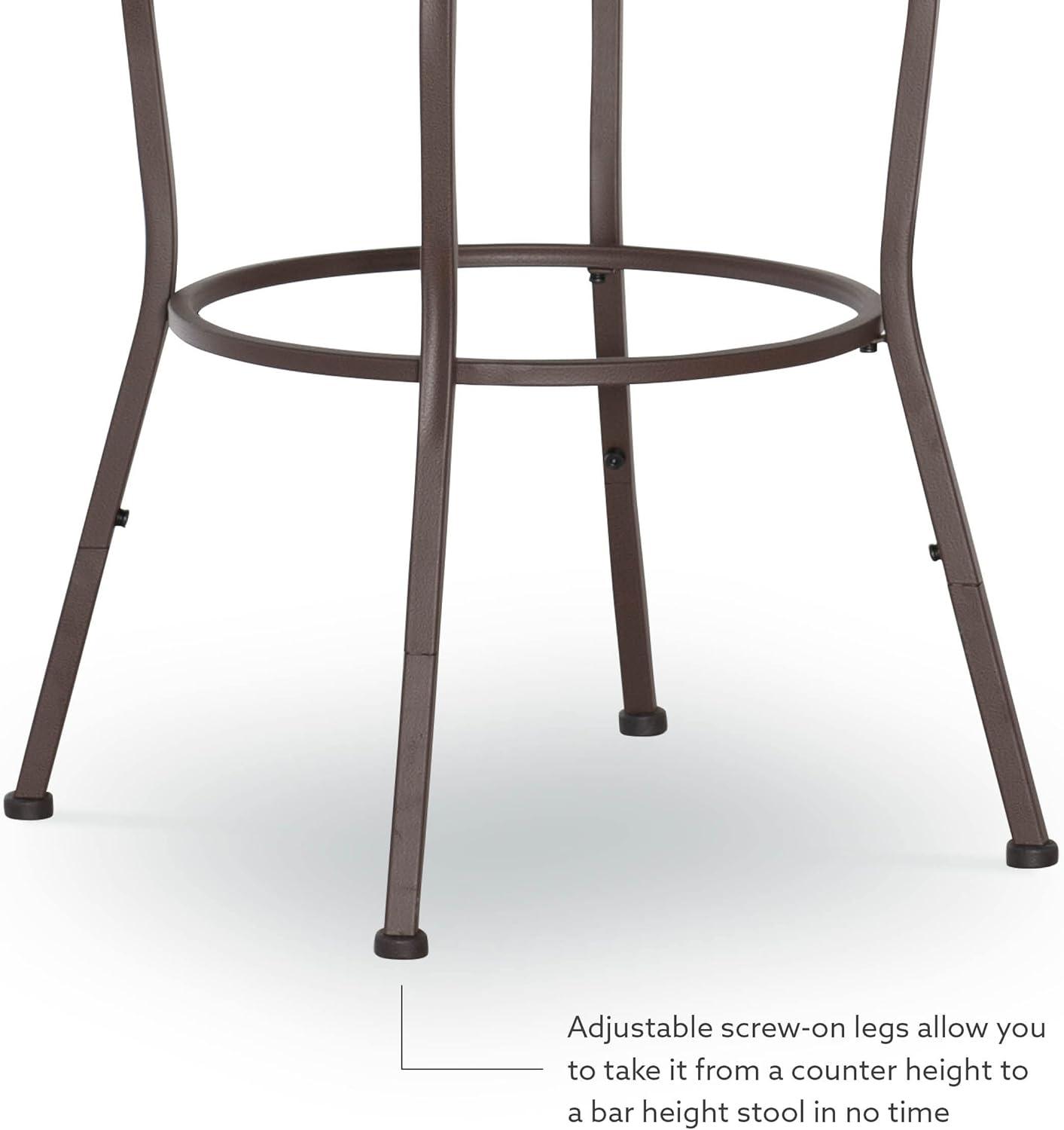 HomeStock Victorian Elegance send Three Piece Adjustable Stool Set