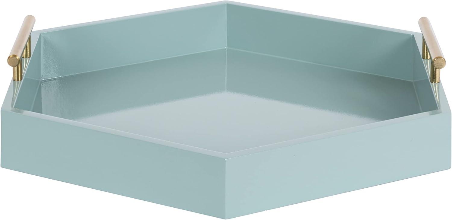 Kate and Laurel Lipton Tray, 18x18, Blue