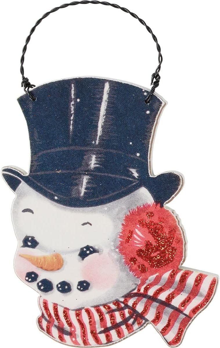 Primitives by Kathy Vintage Snowmen Christmas Ornament Set