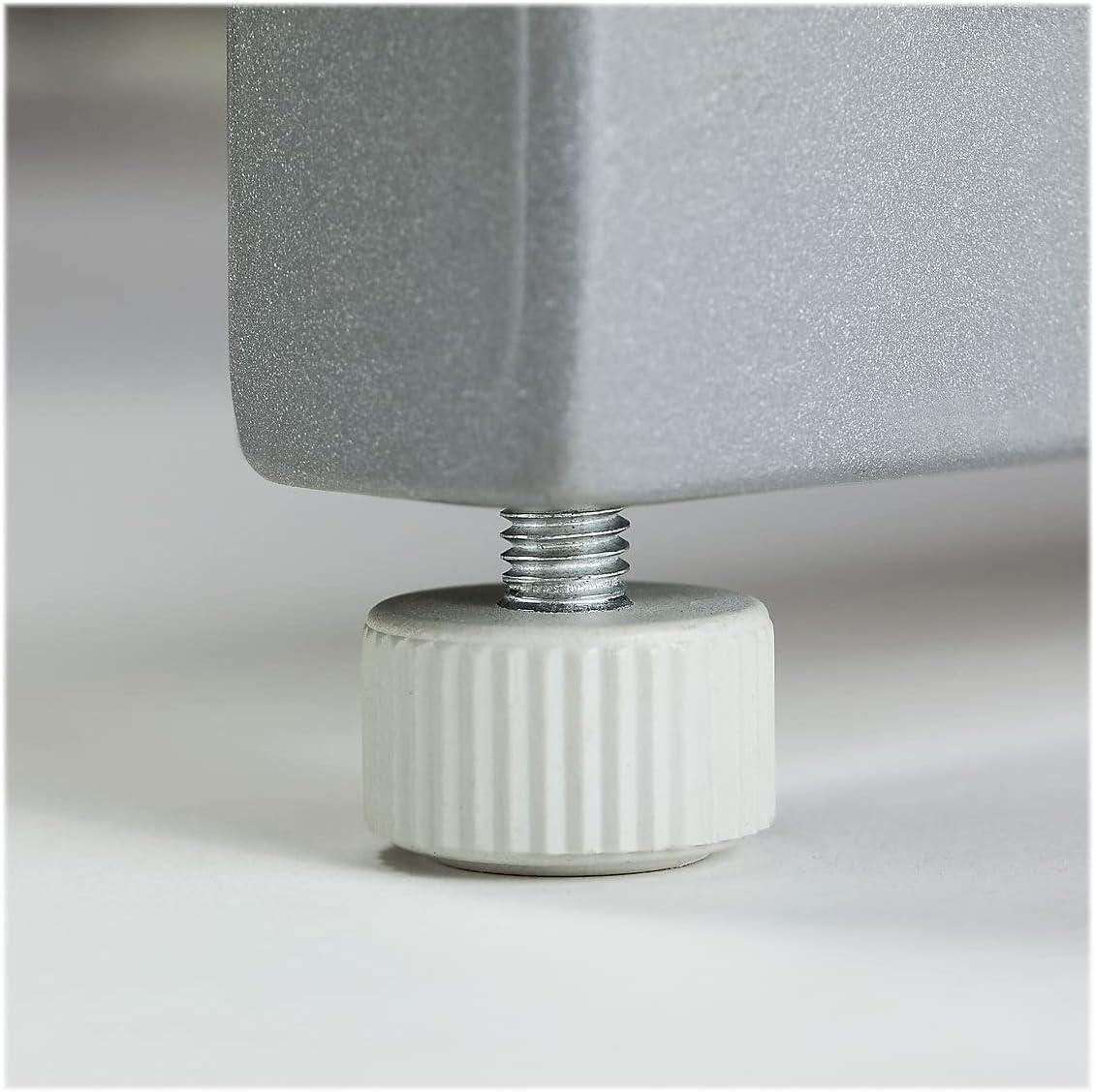 Bush Business Furniture Easy Office L-Shaped 4 Person Cubicle with Cable Management