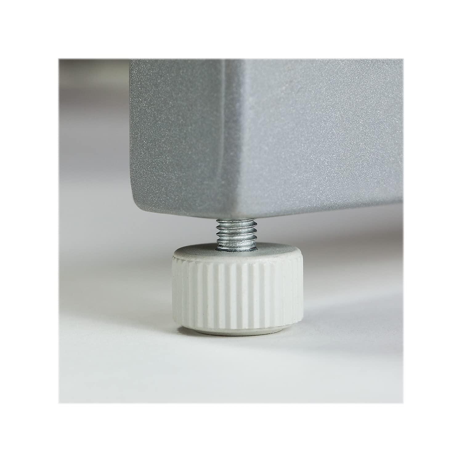 Bush Business Furniture Easy Office L-Shaped 4 Person Cubicle with Cable Management