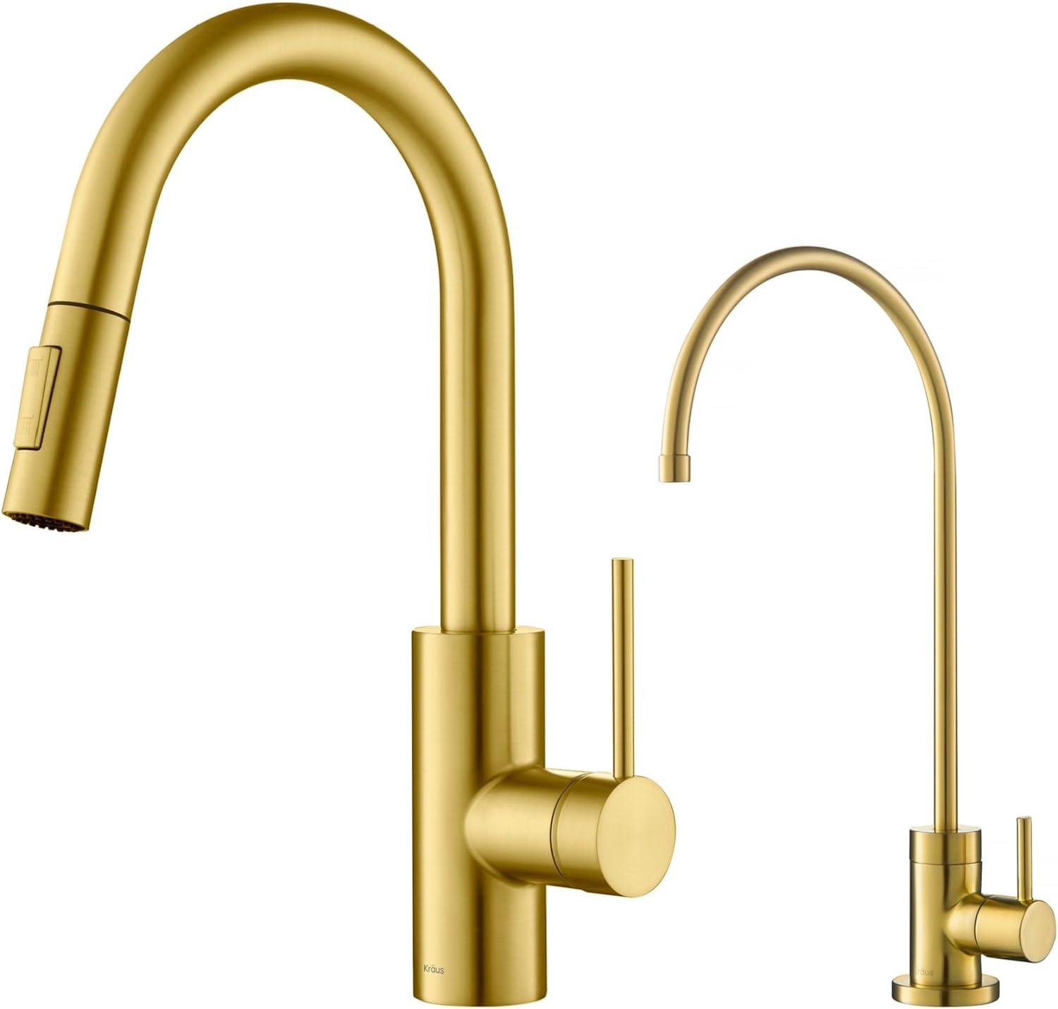 Oletto 2-in-1 Pull-Down Single Handle Kitchen Faucet