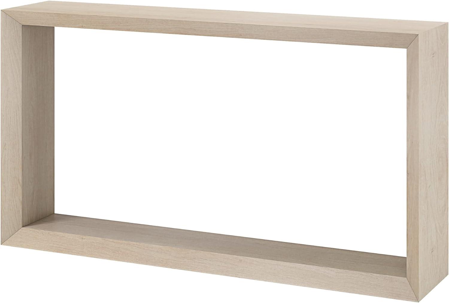 Evelyn&Zoe Osmond 55" Wide Rectangular Console Table, Alder White