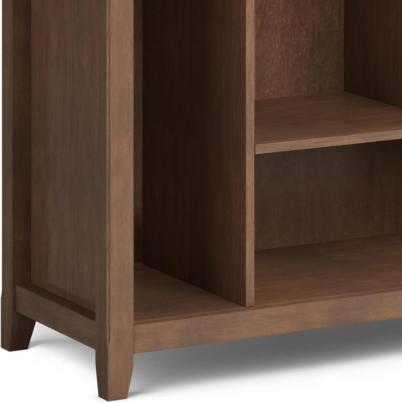 Simpli Home Multi Cube Bookcase And Storage Unit In Rustic Natural Aged Brown