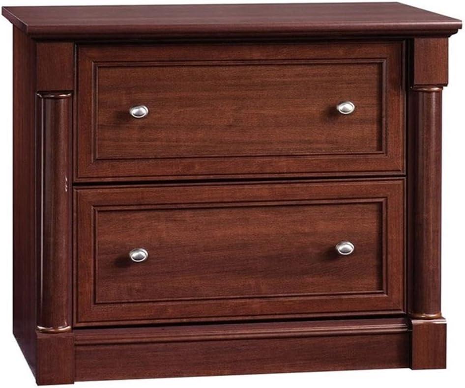 Bowery Hill Cherry 2-Drawer Lateral Filing Cabinet