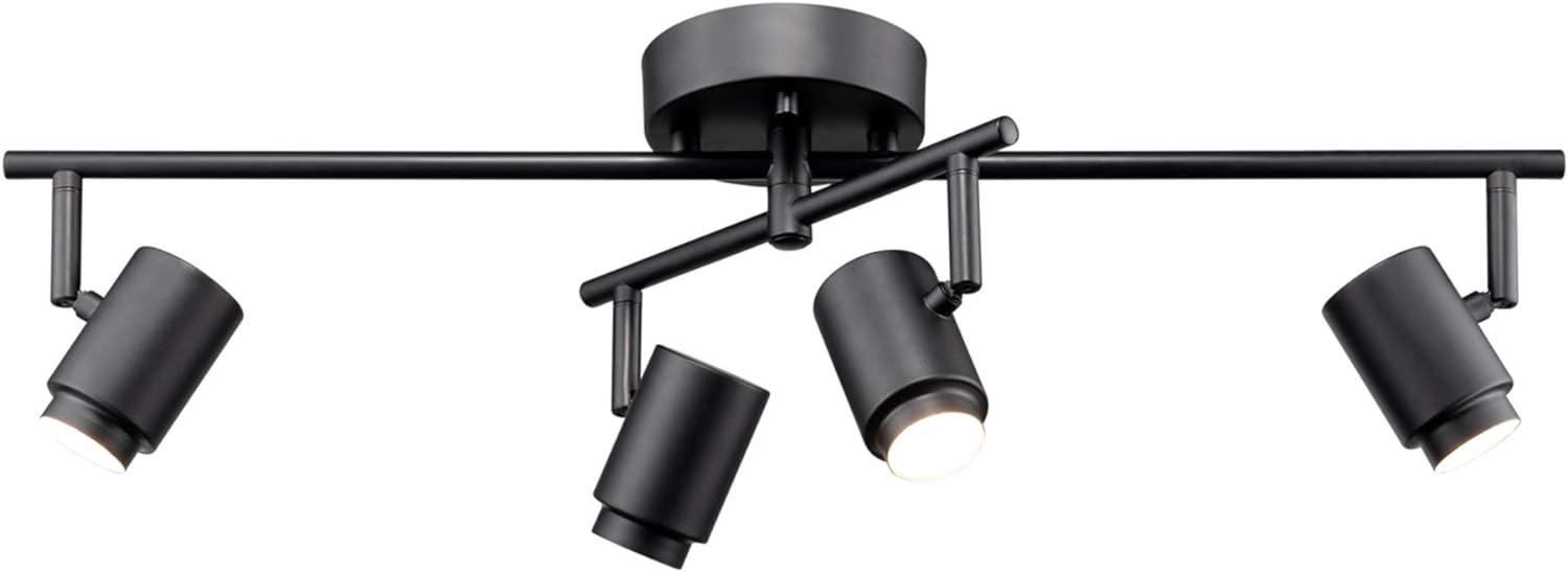 Walton 26" Matte Black Integrated LED Swivel Track Lighting