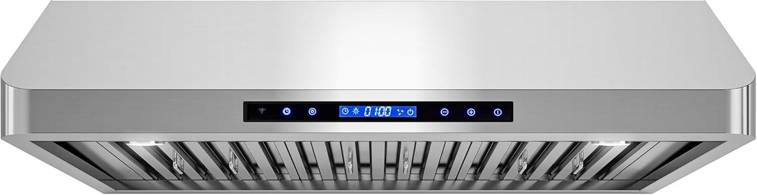 Cosmo COS-QS90 36 in. 500 CFM Ducted Under Cabinet Range Hood in Stainless Steel